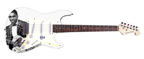 BO DIDDLEY AUTOGRAPHED SIGNED GRAPHICS PHOTO GUITAR COLLECTIBLE MEMORABILIA