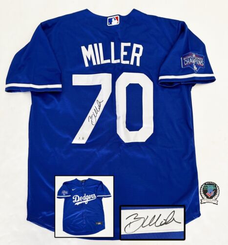 BOBBY MILLER SIGNED JERSEY LOS ANGELES DODGERS BECKETT BAS COA COLLECTIBLE MEMORABILIA