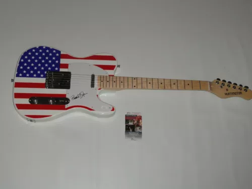 BOOKER T JONES SIGNED USA ELECTRIC GUITAR BOOKER T & THE M.G.'S JSA COA PROOF