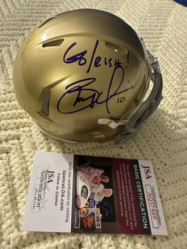 Brady Quinn Foot selling Ball Player Signed Picture Framed