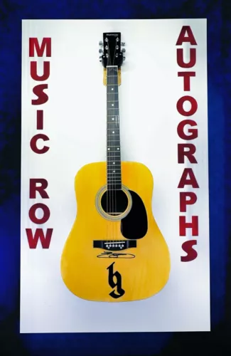 BRANTLEY GILBERT SIGNED AUTOGRAPH ACOUSTIC GUITAR JSA COA COLLECTIBLE MEMORABILIA