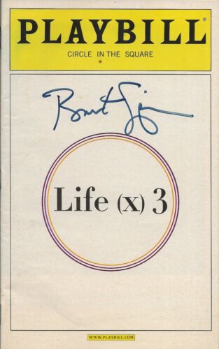 BRENT SPINER REAL HAND SIGNED LIFE (X) 3 BROADWAY PLAYBILL COA STAR TREK DATA COLLECTIBLE MEMORABILIA