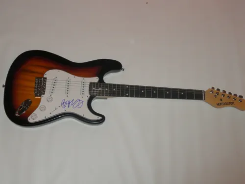 BRETT YOUNG SIGNED SUNBURST ELECTRIC GUITAR IN CASE YOU DIDN'T KNOW JSA COA