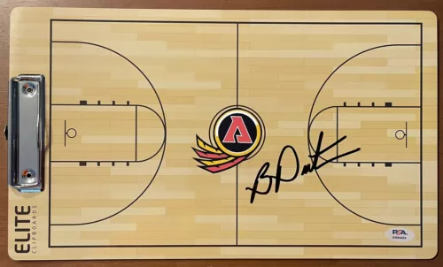 BRIAN DUTCHER SIGNED AUTOGRAPHED SAN DIEGO STATE COACHES CLIPBOARD PSA/DNA COA COLLECTIBLE MEMORABILIA