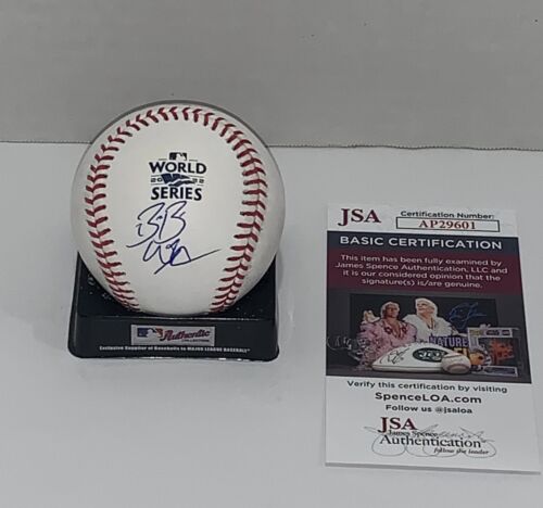 BUN B SIGNED 2022 WORLD SERIES BASEBALL HOUSTON ASTROS UGK JSA COA COLLECTIBLE MEMORABILIA