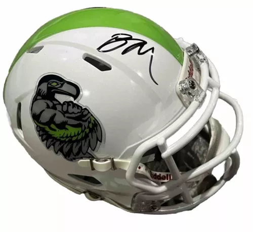 Byron Murphy II signed (Seattle Seahawks) Custom Mini Helmet Beckett BM02817