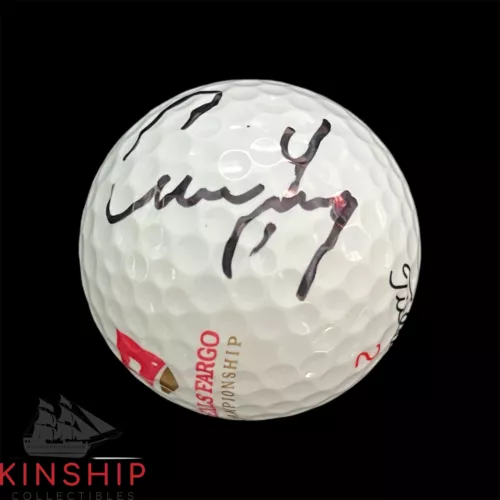 CAMERON YOUNG SIGNED WELLS FARGO LOGO GOLF BALL JSA COA MASTERS CAM AUTO A3227 COLLECTIBLE MEMORABILIA