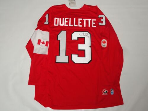 CAROLINE OUELLETTE SIGNED TEAM CANADA 2014 OLYMPIC HOCKEY JERSEY SOCHI PSA COA