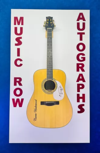 CARRIE UNDERWOOD Signed Acoustic Guitar Autograph JSA COA w/graphics ...