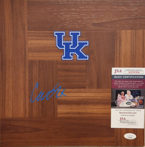 Cason Wallace Signed Floorboard w JSA COA #AQ94506 Kentucky Wildcats OKC Thunder