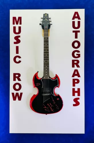 CASSANDRA PETERSON SIGNED ELECTRIC GUITAR MISTRESS OF THE DARK ELVIRA JSA LOA COLLECTIBLE MEMORABILIA