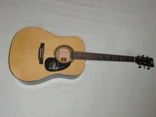 CAYLEE HAMMACK SIGNED NATURAL ACOUSTIC GUITAR COUNTRY STAR PSA COA