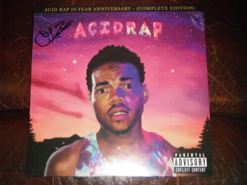 CHANCE THE RAPPER SIGNED 10 YEAR ANNIVERSARY ACIDRAP VINYL ALBUM IN STORE COLLECTIBLE MEMORABILIA