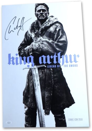 Charlie Hunnam Signed Autographed 13X20 Poster King Arthur Legend of Sword JSA