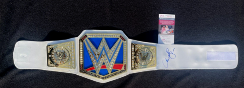 CHARLOTTE FLAIR SIGNED WWE SMACKDOWN WOMEN’S CHAMPIONSHIP TOY BELT JSA COA COLLECTIBLE MEMORABILIA