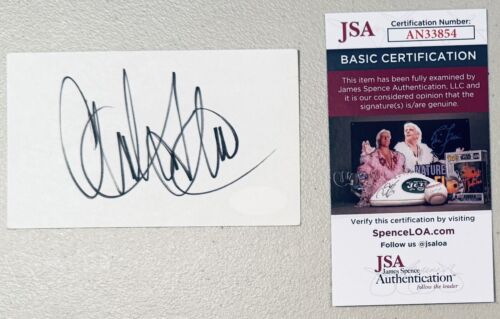 CHRISTINA APPLEGATE SIGNED AUTOGRAPHED 3×5 CARD JSA CERT MARRIED WITH CHILDREN COLLECTIBLE MEMORABILIA