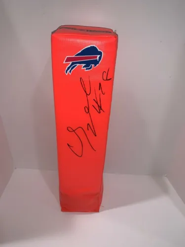 CJ SPILLER SIGNED TOUCHDOWN PYLON BUFFALO BILLS FOOTBALL C.J.