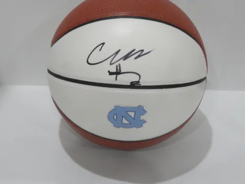 COLE ANTHONY SIGNED BASKETBALL NORTH CAROLINA TAR HEELS NBA STAR PROOF PSA COA