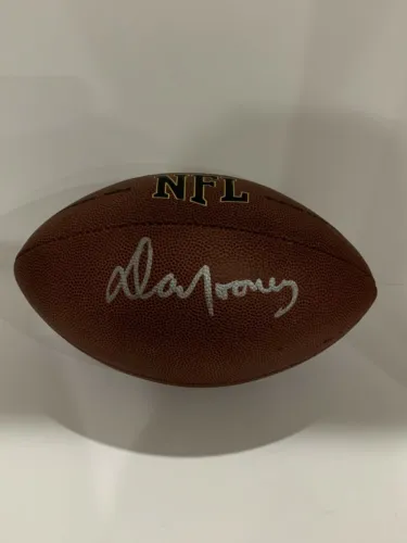 DAN ROONEY SIGNED NFL FOOTBALL PITTSBURGH STEELERS JSA COA
