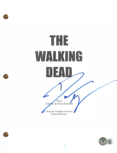 DANAI GURIRA SIGNED THE WALKING DEAD PILOT SCRIPT AUTOGRAPH MICHONNE BECKETT COA COLLECTIBLE MEMORABILIA