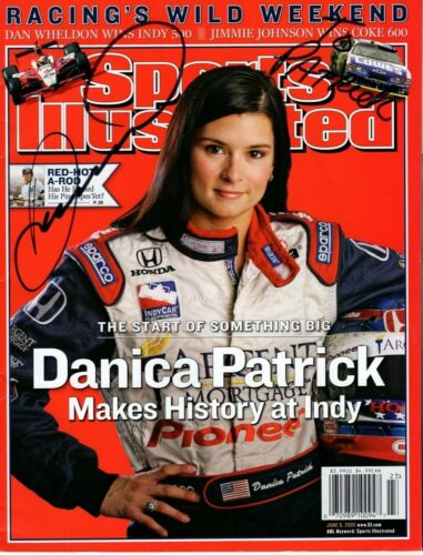 DANICA PATRICK AUTOGRAPHED SIGNED 2005 SPORTS ILLUSTRATED MAGAZINE – TO PATRICK COLLECTIBLE MEMORABILIA