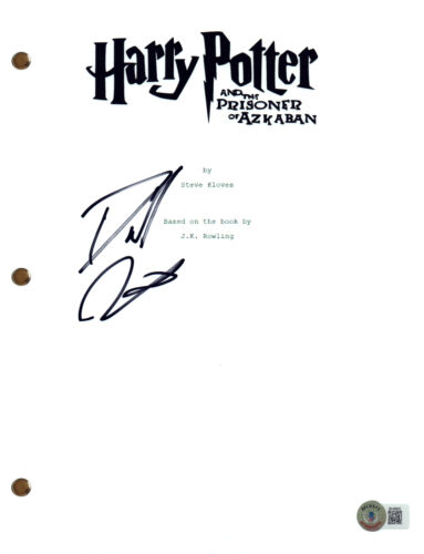 DANIEL RADCLIFFE SIGNED AUTOGRAPH HARRY POTTER PRISONER OF AZKABAN SCRIPT BAS COLLECTIBLE MEMORABILIA