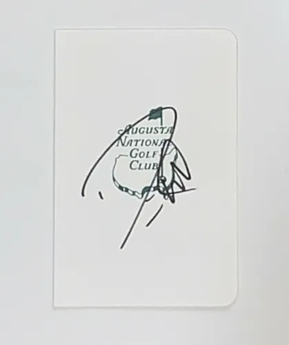 DANNY WILLETT SIGNED MASTERS SCORECARD 2016 WINNER AUTOGRAPHED RARE