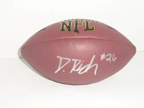 DARYL RICHARDSON SIGNED NFL FOOTBALL ST. LOUIS RAMS AUTOGRAPHED
