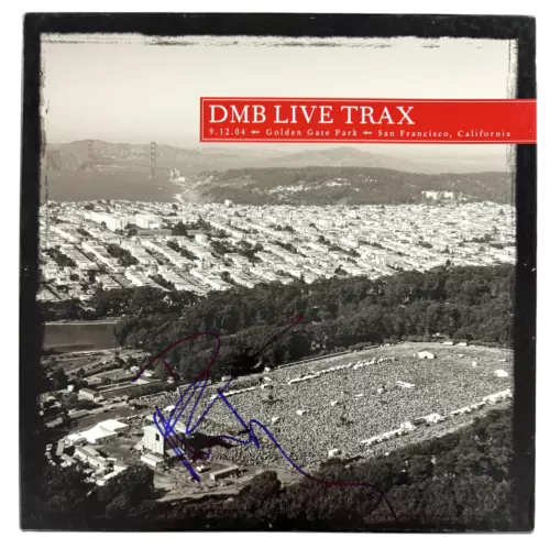 DAVE MATTHEWS SIGNED AUTOGRAPH DMB LIVE TRAX GOLDEN GATE ALBUM BOXED SET BECKETT COLLECTIBLE MEMORABILIA
