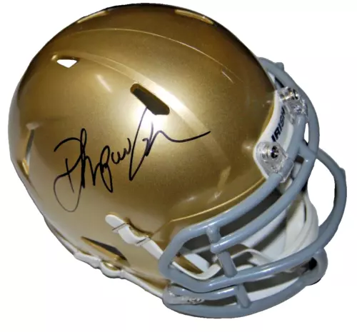 DAVID ANSPAUGH SIGNED (NOTRE DAME IRISH) MINI HELMET *RUDY* BECKETT AD47285 COLLECTIBLE MEMORABILIA