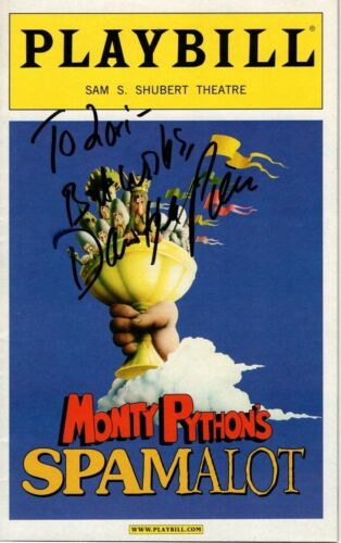 DAVID HYDE PIERCE SIGNED 8×10 MONTY PYTHON’S SPAMALOT PLAYBILL – TO LORI COLLECTIBLE MEMORABILIA