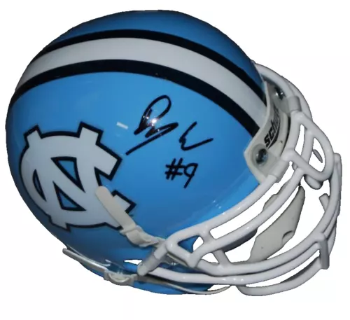 DEVONTEZ WALKER signed (NORTH CAROLINA TAR HEELS) mini helmet BECKETT AD47318