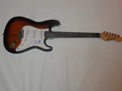 DIANA KRALL SIGNED SUNBURST ELECTRIC GUITAR CANADA JAZZ PIANIST LEGEND JSA COA