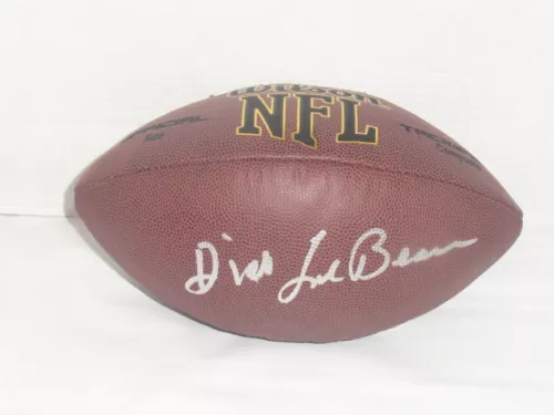 DICK LEBEAU SIGNED NFL FOOTBALL PITTSBURGH STEELERS AUTOGRAPHED HOF
