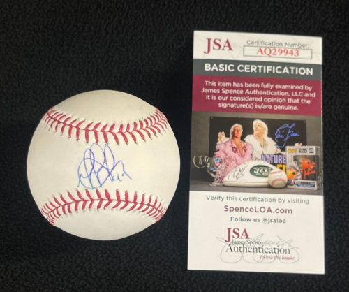 DIXON MACHADO SIGNED DETROIT TIGERS 2018 SPRING TRAINING OML BASEBALL JSA COA COLLECTIBLE MEMORABILIA