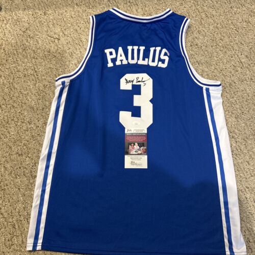 DUKE BLUE DEVILS- GREG PAULUS SIGNED AUTOGRAPH JERSEY JSA COA BASKETBALL COLLECTIBLE MEMORABILIA