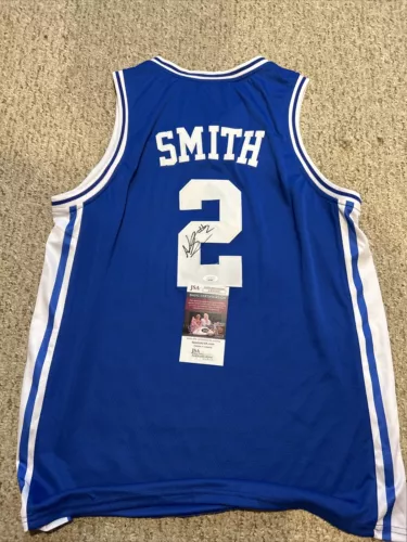 DUKE BLUE DEVILS- NOLAN SMITH SIGNED AUTOGRAPH JERSEY JSA COA ALL AMERICAN COLLECTIBLE MEMORABILIA