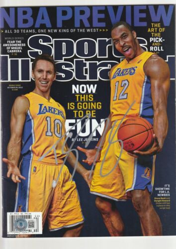 DWIGHT HOWARD SIGNED 10/29/12 SPORTS ILLUSTRATED BECKETT AUTH (NO LABEL) COLLECTIBLE MEMORABILIA