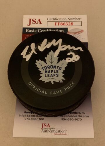 ED BELFOUR SIGNED TORONTO MAPLE LEAFS OFFICIAL GAME PUCK AUTOGRAPHED JSA COLLECTIBLE MEMORABILIA