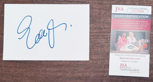EDDIE MURPHY SIGNED AUTOGRAPHED 4×6 CARD JSA CERT BEVERLY HILL COP COLLECTIBLE MEMORABILIA