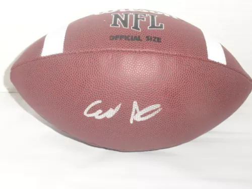 ELI APPLE SIGNED NFL FOOTBALL CINCINNATI BENGALS AUTOGRAPHED SUPER BOWL