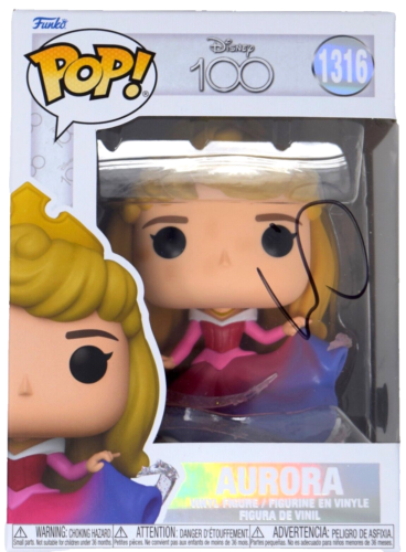 ELLE FANNING SIGNED FUNKO POP AURORA 1316 DISNEY MALEFICENT AUTOGRAPH BAS COA COLLECTIBLE MEMORABILIA