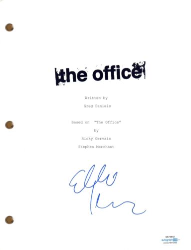ELLIE KEMPER SIGNED THE OFFICE PILOT EPISODE SCRIPT SCREENPLAY AUTOGRAPH ACOA COLLECTIBLE MEMORABILIA