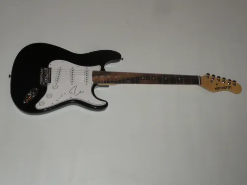 EVAN DANDO SIGNED BLACK ELECTRIC GUITAR THE LEMONHEADS PROOF VERY RARE 1 JSA COA