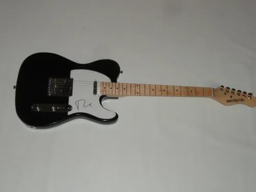 EVAN DANDO SIGNED BLACK ELECTRIC GUITAR THE LEMONHEADS PROOF VERY RARE JSA COA