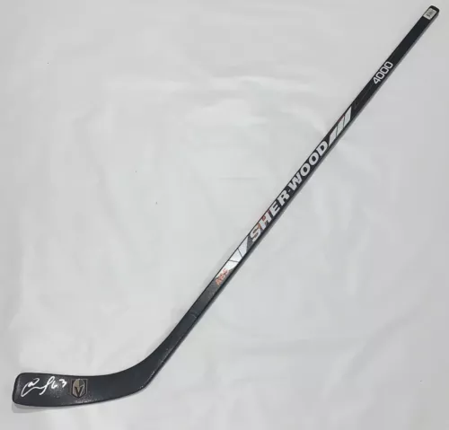 EVGENII DADONOV SIGNED SHERWOOD HOCKEY STICK LAS VEGAS GOLDEN KNIGHTS PROOF
