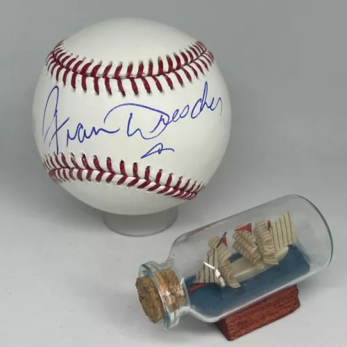 FRAN DRESCHER SIGNED RAWLINGS OML BASEBALL JSA COA ACTRESS AUTO A3187 COLLECTIBLE MEMORABILIA