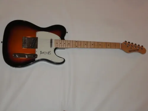 GAVIN ROSSDALE SIGNED SUNBURST ELECTRIC GUITAR BUSH PROOF JSA COA