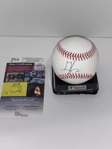 GEORGE JUNG SIGNED OFFICIAL MAJOR LEAGUE BASEBALL BOSTON GEORGE RARE JSA COA
