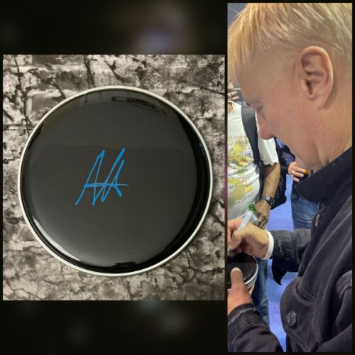 GFA DAVID LEE ROTH’S DRUMMER * GREGG BISSONETTE * SIGNED 10″ DRUMHEAD G11 COA COLLECTIBLE MEMORABILIA